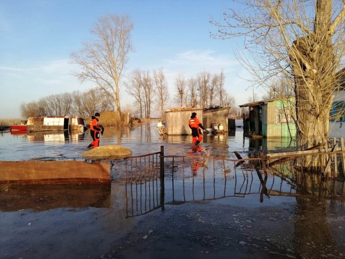 Қостанай облысында өзен арнасынан асып, алты үйге су кірді