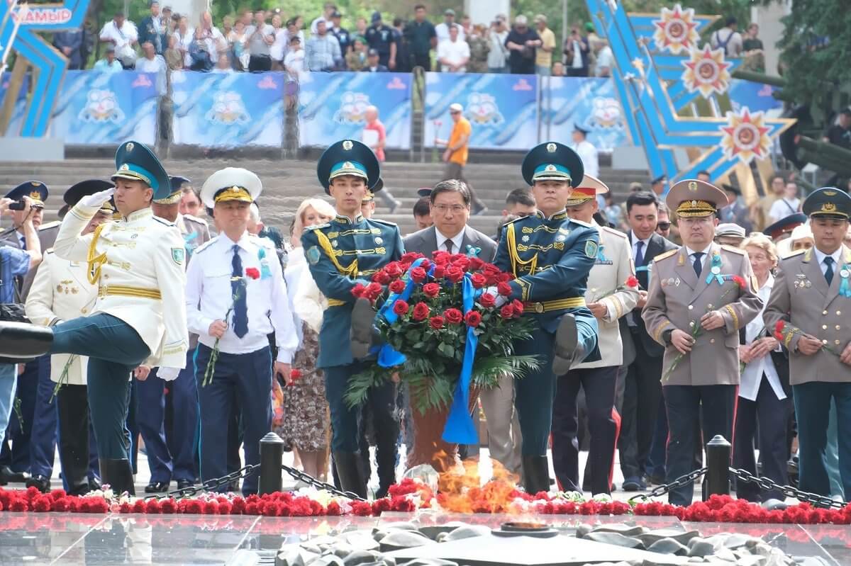 Алматыда Ұлы Отан соғысындағы Жеңістің 80 жылдығы аталып өтті