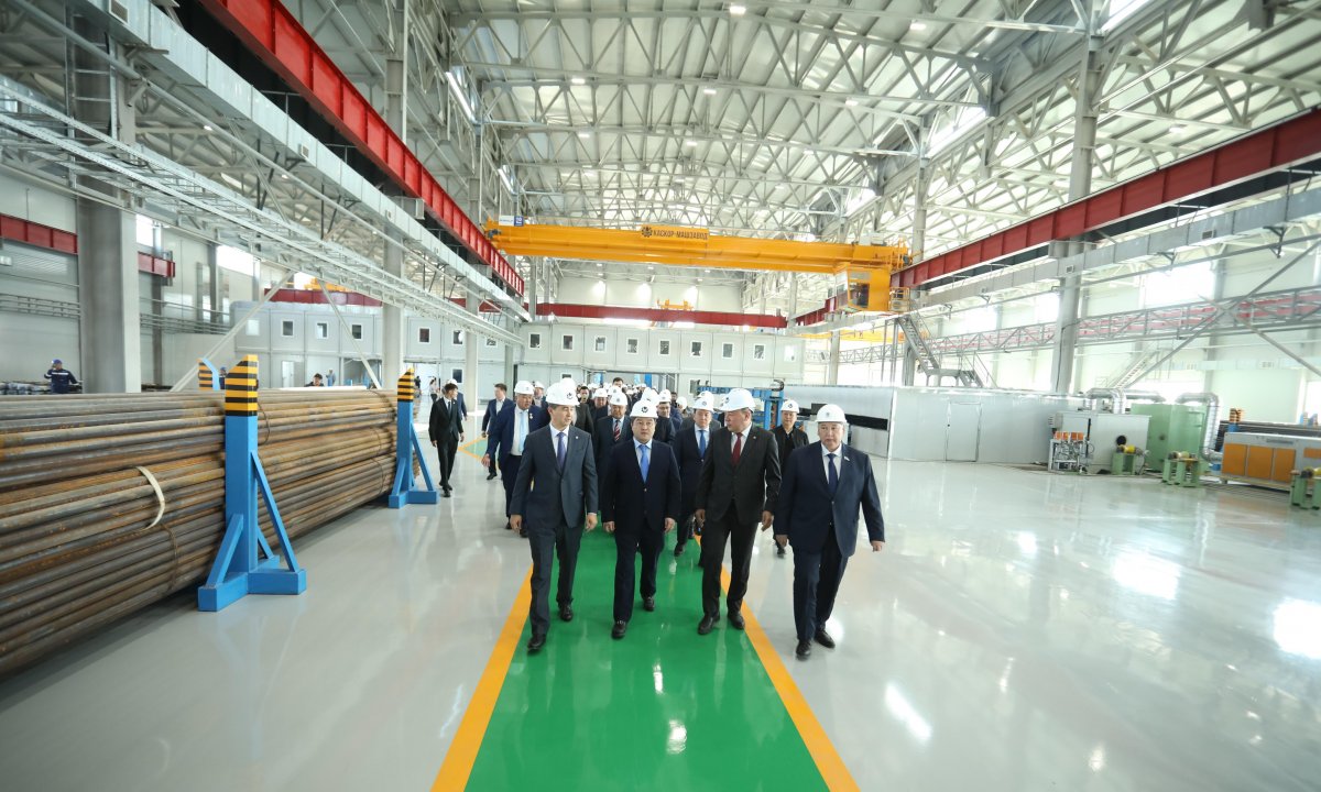 Жаңаөзен қаласында мұнай-газ саласына арналған жаңа зауыт ашылды