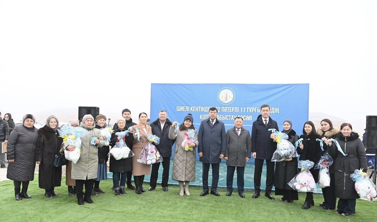 Қызылорда облысында тұрғындарға жаңа баспананың кілті табысталды