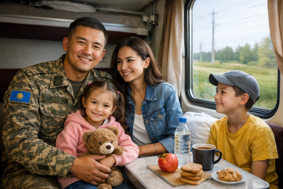 Жол ақысы ҚТЖ есебінен: әскери қызметшілер демалысқа тегін билетті қалай рәсімдей алады