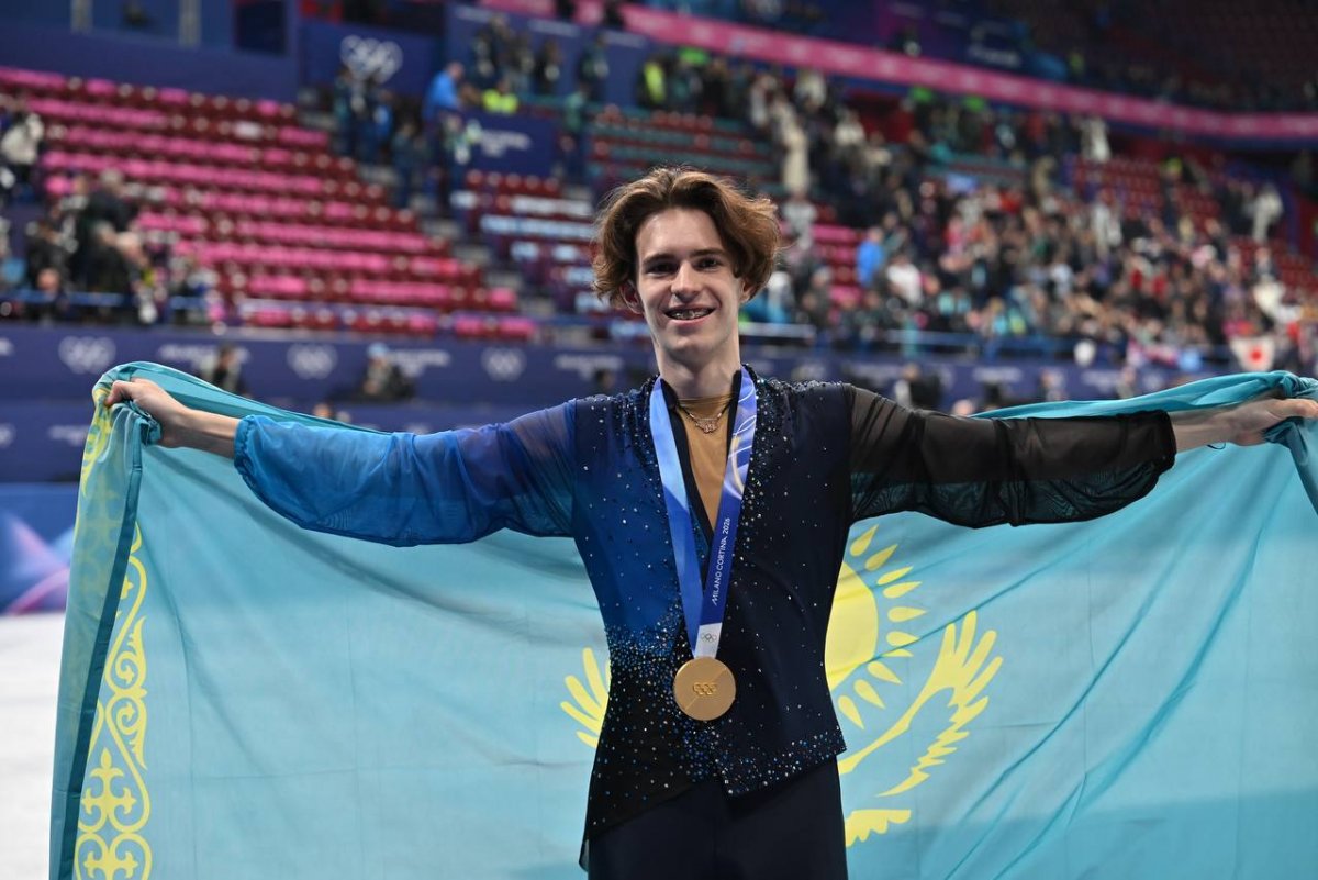 Тарихи жеңіс! Мәнерлеп сырғанаушы Михаил Шайдоров Олимпиада ойындарында алтын медаль жеңіп алды