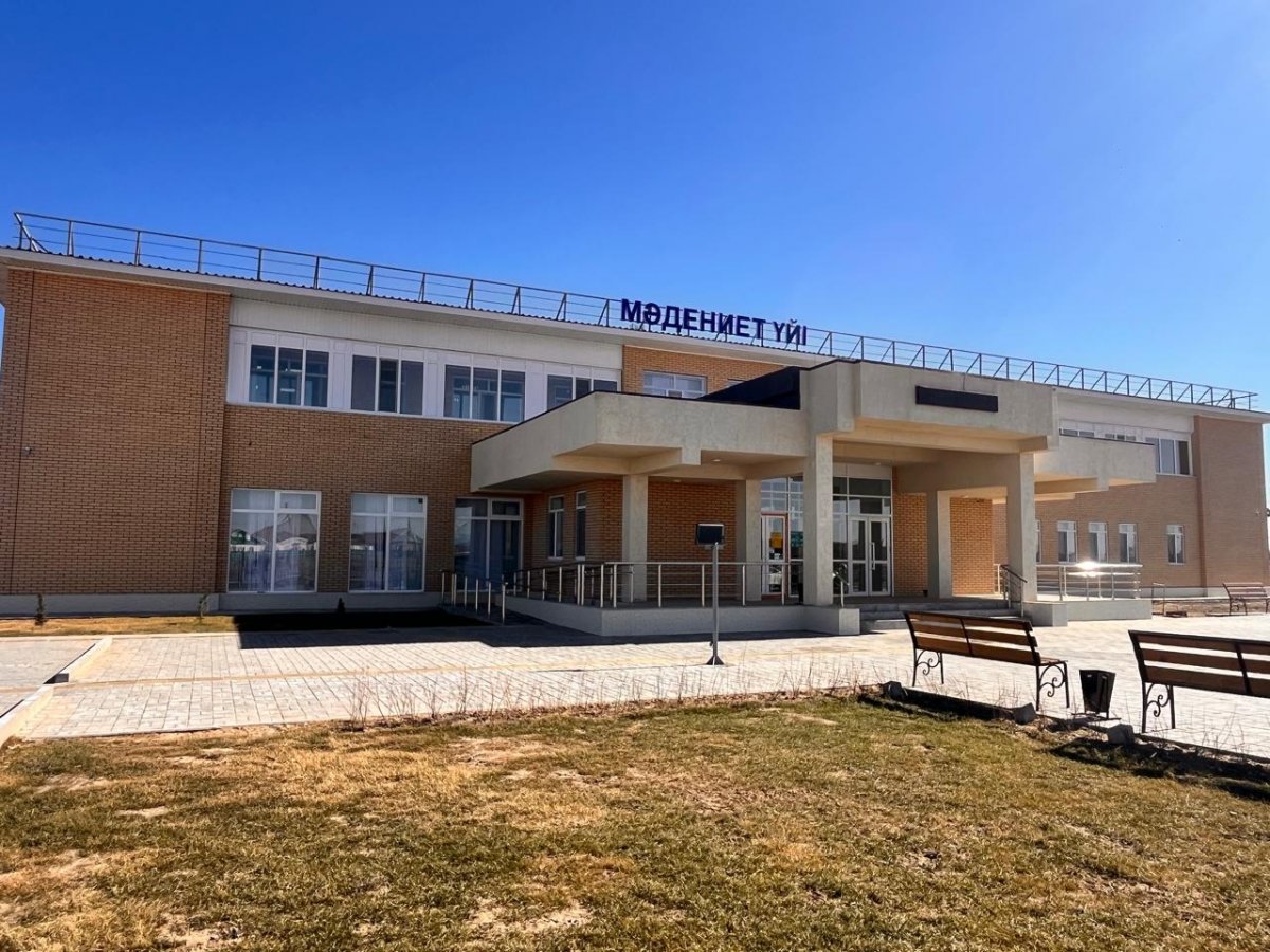 Атырау облысында төрт мәдениет үйінің құрылысы аяқталды