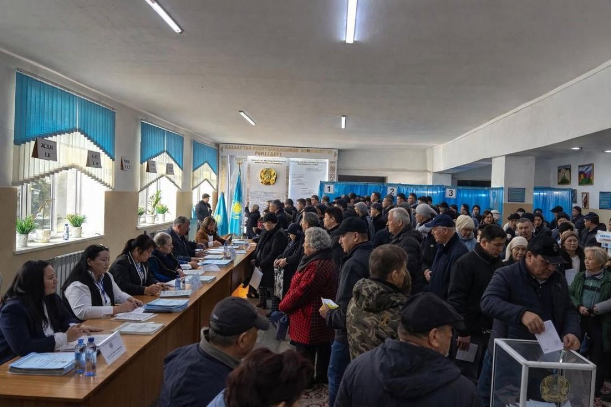 Жамбыл облысында референдумда дауыс берушілердің қарасы қалың