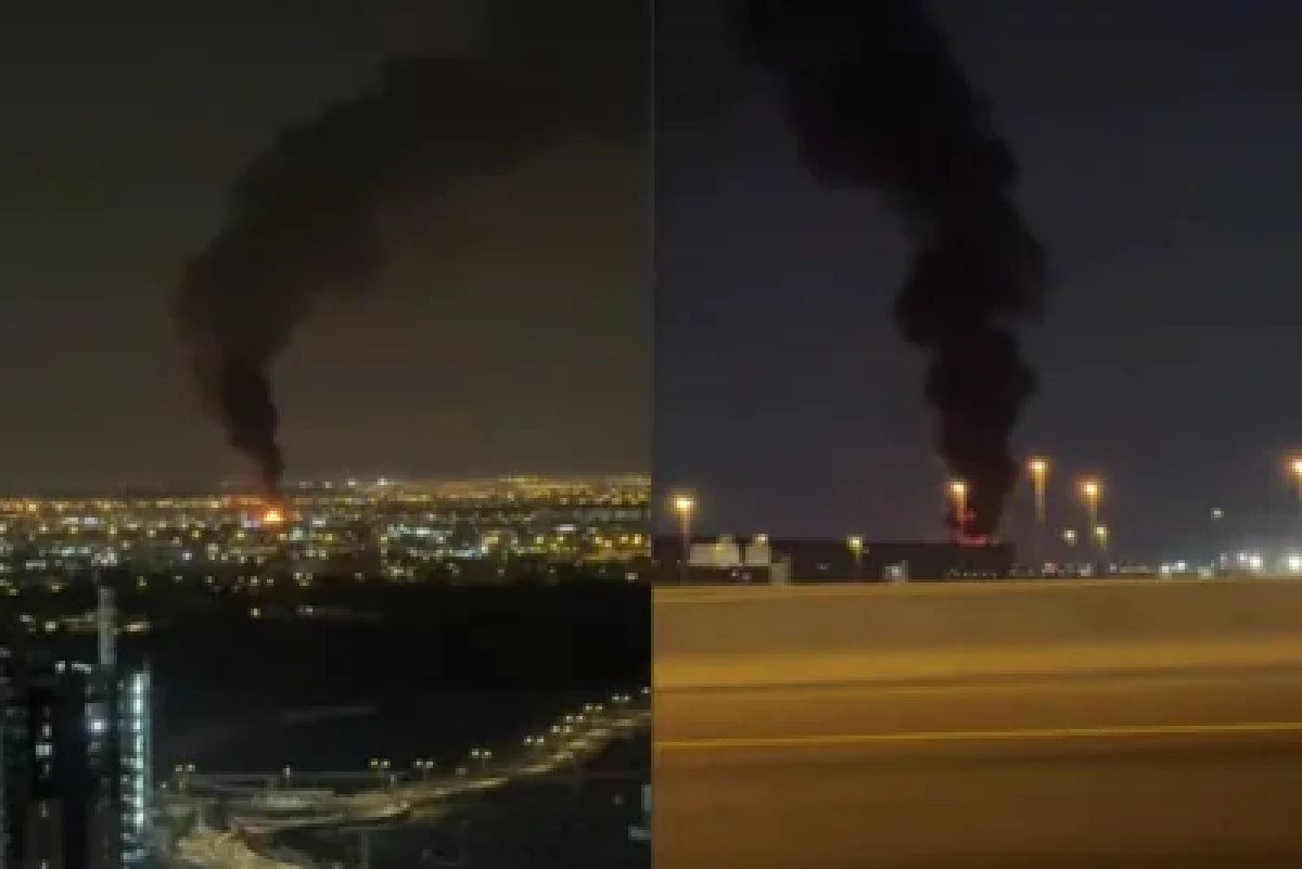 Дубай әуежайына үшінші мәрте шабуыл жасалып, өрт шықты