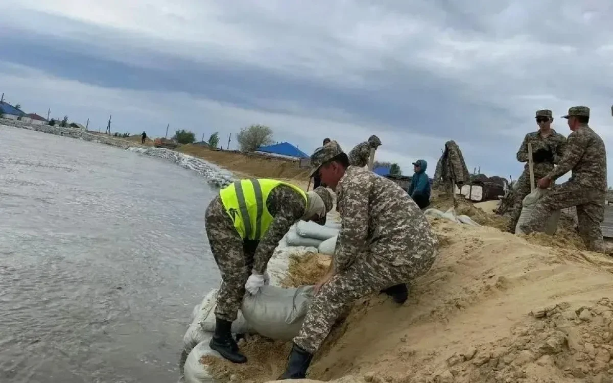 Ақмола облысында ауыл маңында бөгет жарылды