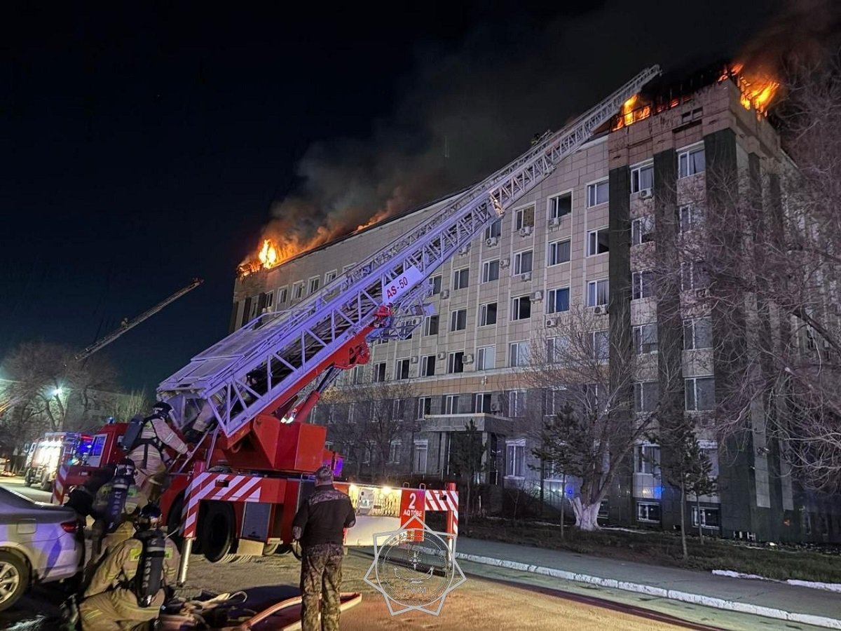 Ақтөбе облысының әкімі Асхат Шахаров өртке қатысты түсінік берді