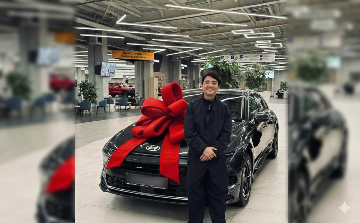 Мейрамбек Беспаев Еркеш Хасенге автокөлік сыйлады