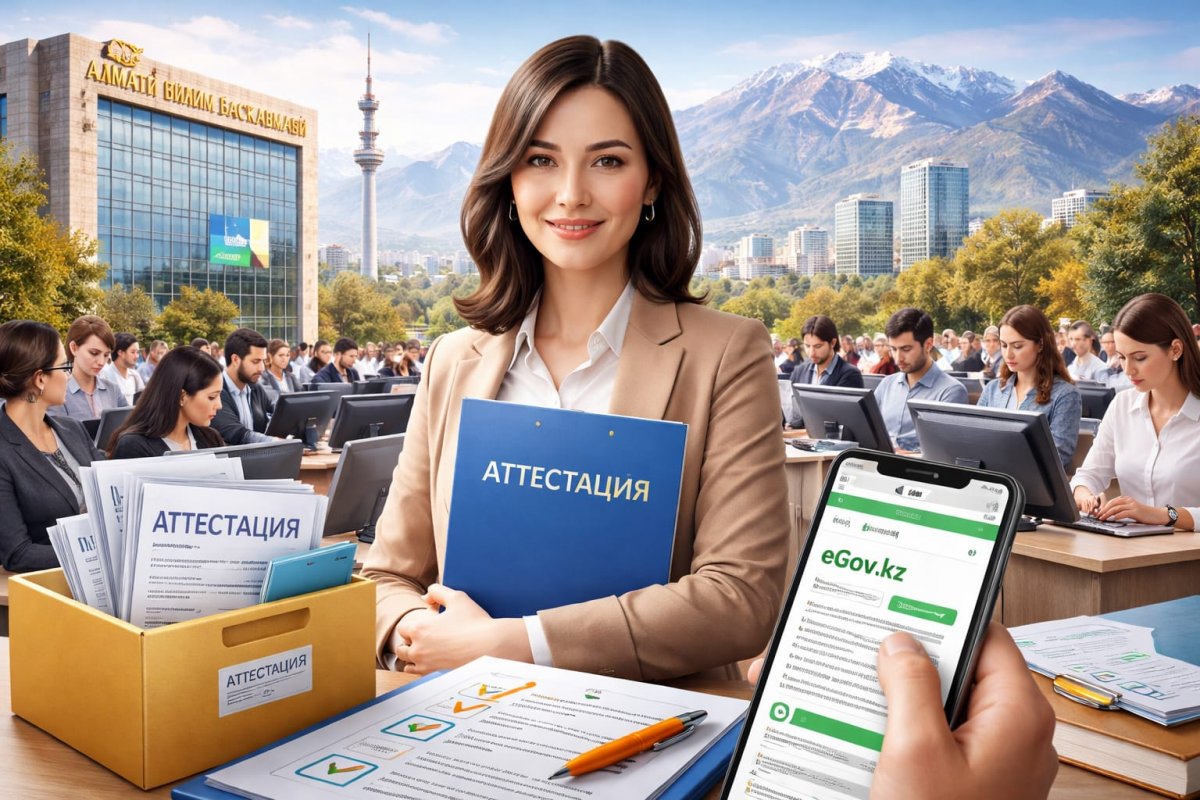 Алматыда мұғалімдерді аттестаттау басталды: құжат қабылдау мерзімі жарияланды