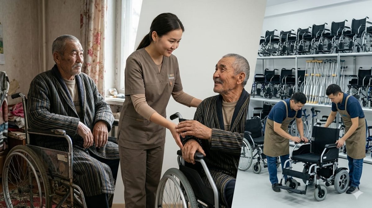 Енді мүгедектігі бар азаматтарға арба мен балдақ жалға беріледі