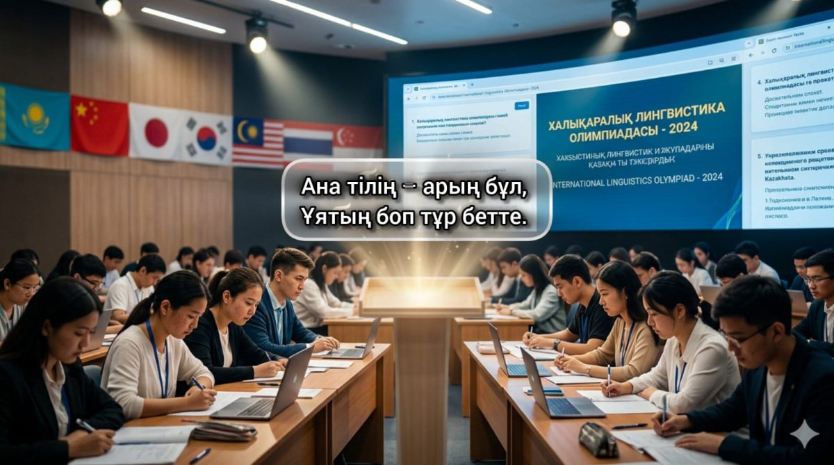 Тарихи сәт: Қазақ тілі алғаш рет халықаралық олимпиаданың ресми жұмыс тіліне айналды
