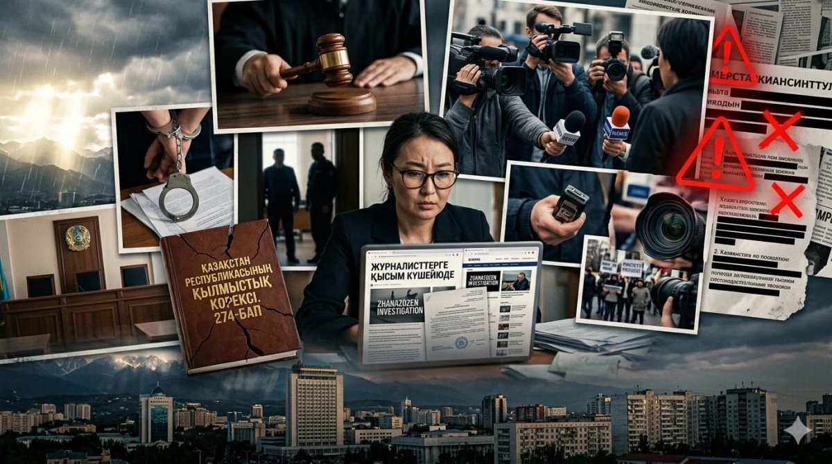 Журналистер сөз бостандығын шектейтін 274-бапты қайта қарауды сұрайды