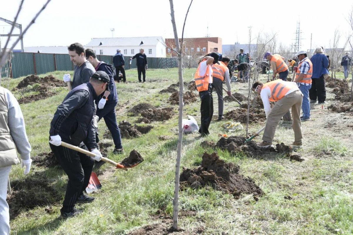 Астананың Ататүрік саябағында жалпықалалық экоакция өтті