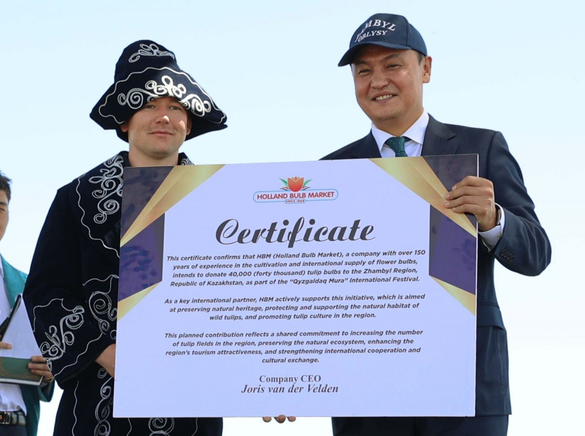 Жамбыл облысы – қызғалдақтар отаны: өңірде халықаралық фестиваль өтті