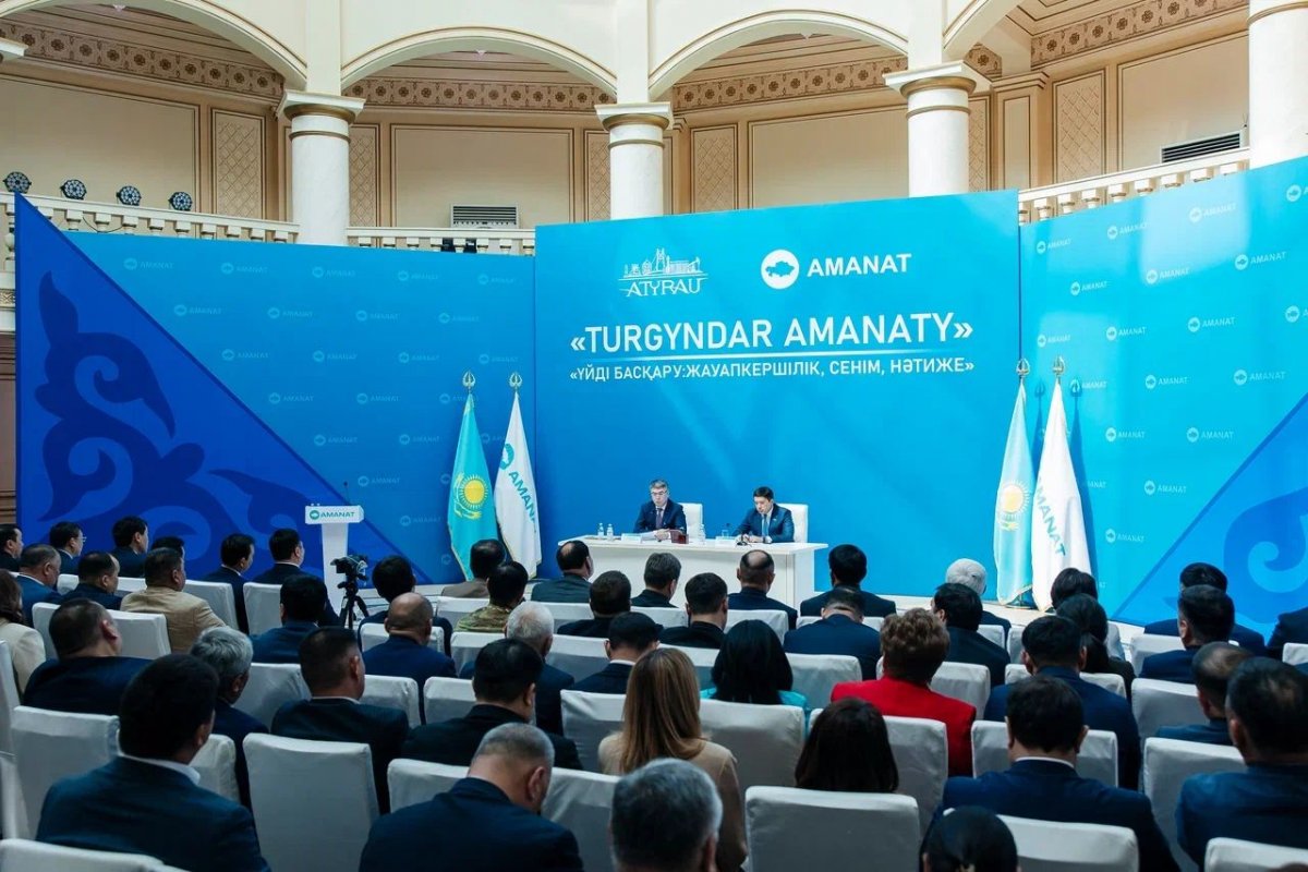 «TURGYNDAR AMANATY»: Атырауда тұрғын үй саласын жаңғыртудың нақты қадамдары айқындалды