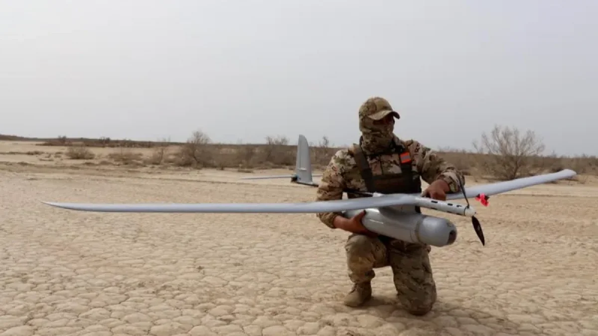 Ақтөбе облысында дрон құлап, өрт шықты