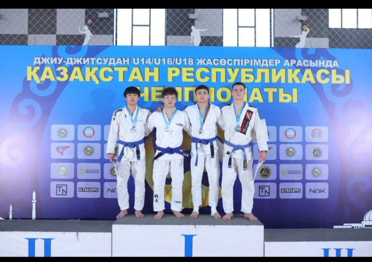 Алматылық спортшылар джиу-джитсудан Қазақстан чемпионатында 38 медаль жеңіп алды