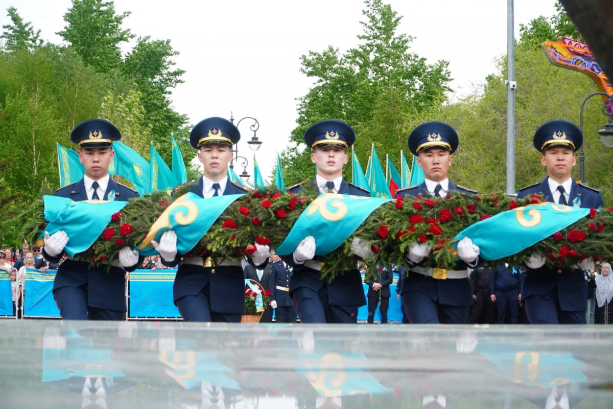 Ақмола облысында Ұлы Отан соғысы ардагерлерінің рухына тағзым жасалды