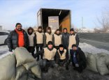 Астанада мүмкіндігі шектеулі жандардың отбасыларына көмір таратылды