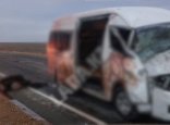 Маңғыстауда кеншілер мінген автобус апатқа ұшырады