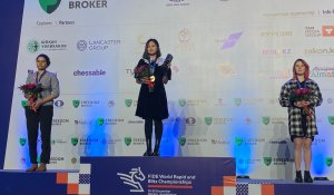 Алматыда 2022 жылғы шахматтан әлем чемпионатының жеңімпаздары марапатталды