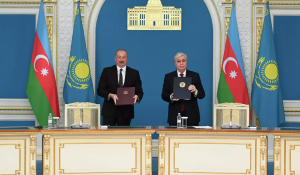 Әзірбайжан Президентінің Қазақстанға ресми сапары аясында 6 құжатқа қол қойылды