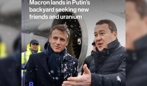 «Путиннің артқы ауласы»: Bloomberg Макрон сапарлаған Қазақстанды келемеждеді
