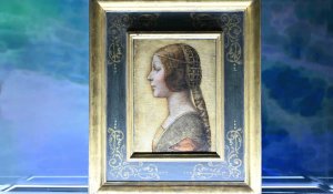 Леонардо да Винчидің әйгілі La bella principessa картинасы Президентке көрсетілді