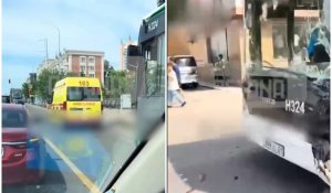 Астанада тағы да автобус апатқа ұшырады