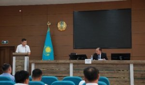 Түркістан: Сарыағашта құқықтық саясаттың іске асырылу жөнінде кездесу өтті