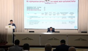 Түркістан: Мақтаарал ауданының әлеуметтік-экономикалық дамуы бойынша жиын өтті