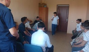 Түркістан қаласында отбасылық саясатты нығайту мақсатында шара өтуде