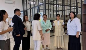 Түркістан қаласындағы «Отбасын қолдау орталығына» Ұлттық комиссия мүшелері келді