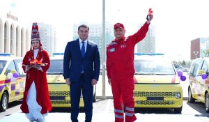 Түркістандағы медициналық ұйымдарға 60 жедел жәрдем көлігі тарту етілді
