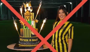 Ақтөбелік кондитер «Қайрат» футбол клубына торт жасап, сынға қалды
