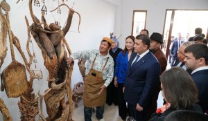 Түркістанда түркі елдерінің қолөнершілер орталығы ашылып, қолөнершілердің  халықаралық фестивалі өтті