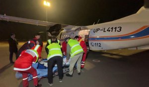 Түркістан облысында өрттен зардап шеккен әйел тікұшақпен Шымкентке жеткізілді