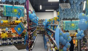 Елордадағы дүкен Тәуелсіздік күніне орай ерекше безендіріліп, жұрттың алғысына бөленді