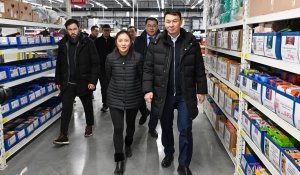 Алматы әкімі Magnum E-commerce жаңа логистикалық кешенін аралады