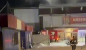 Солтүстік Қазақстан облысында базар өртенді