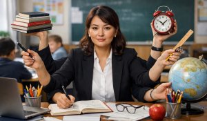 Шымкентте аптасына 70 сағатпен жұмыс істеген мұғалімдер анықталды