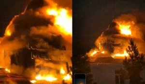 Солтүстік Қазақстанда мешіт өртеніп кетті