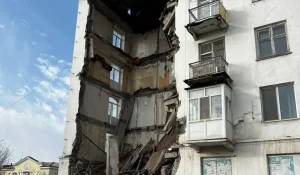 Балқашта көпқабатты үйдің бір бөлігі опырылып түсті