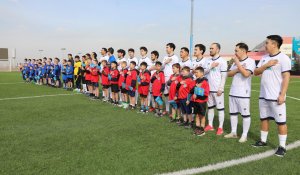 Алматы облысында  спорт пен өнер жұлдыздарының қатысуымен футболдан шоу-матч өтті