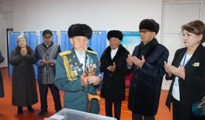 Қызылорда облысында 105 жастағы соғыс ардагері дауыс берді