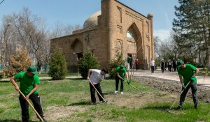 «Таза Қазақстан»: Жамбыл облысында «Жасыл ел» еңбек жасақтары маусымының ашылу салтанаты өтті