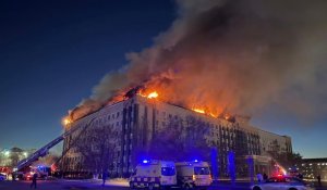 Ақтөбеде облыстық әкімдіктің ғимараты өртеніп жатыр