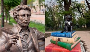 «Мағжанның мүсіні жоқ...»: Алматыда Пушкинге тағы бір мүсін орнатылды