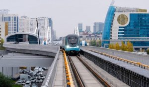 Астанада LRT жобасының Қосшы бағытындағы құрылысы басталды