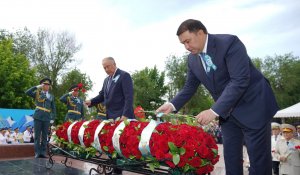 Түркістанда Жеңістің 81 жылдығы салтанатты түрде аталып өтті